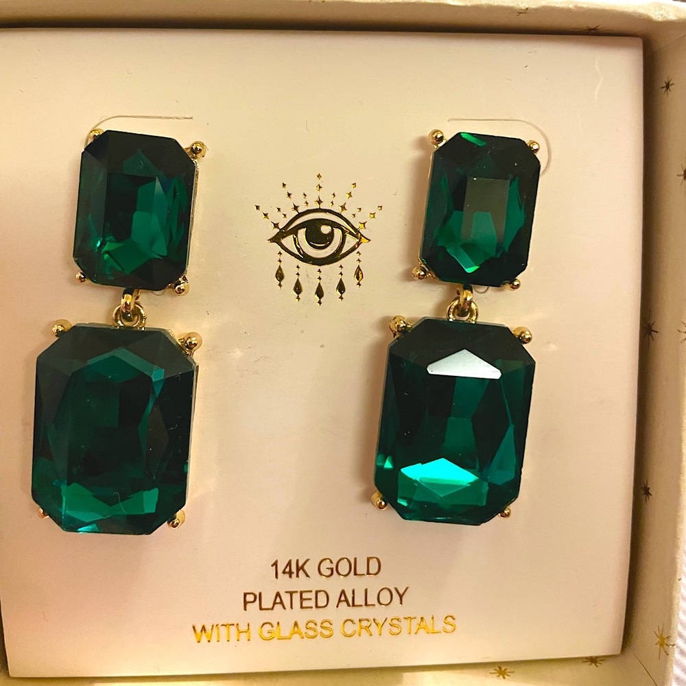 Emerald earrings